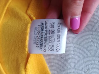 Camiseta Makito Hecom talla 10-12 años amarilla