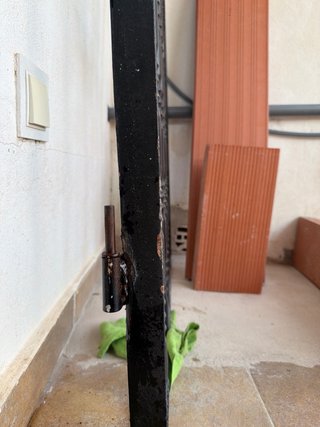Puerta/Reja Hierro Decorativa con Cerradura