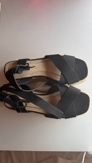 Sandalias plataforma negras