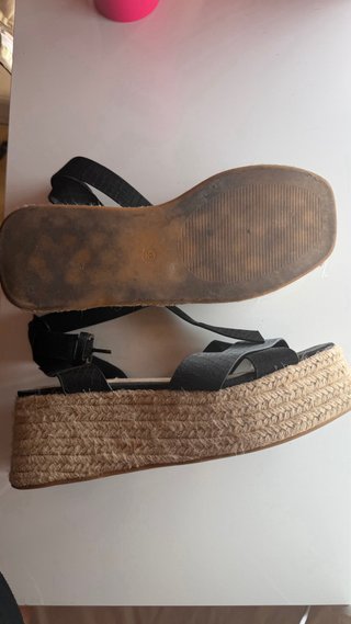 Sandalias plataforma negras
