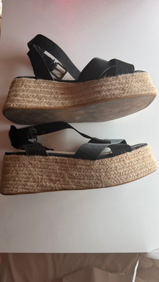 Sandalias plataforma negras