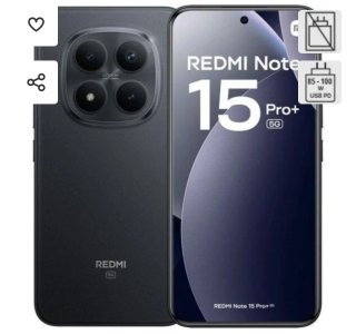 Redmi Note 15 Pro+ 256GB Negro