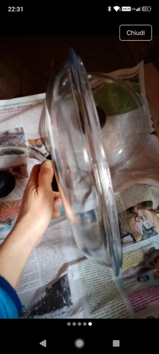 Coperchio in vetro Pyrex 18 e 24