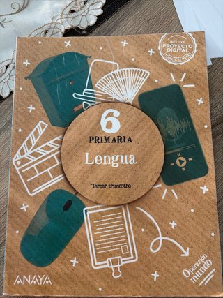 Libros lengua 6 primaria Editorial Anaya