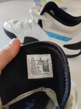 Zapatillas Jordan Blancas y Azules