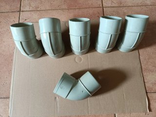 Lote accesorios PVC fontaneria.