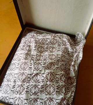 Cartera Loewe Piel Cocodrilo Marrón Vintage