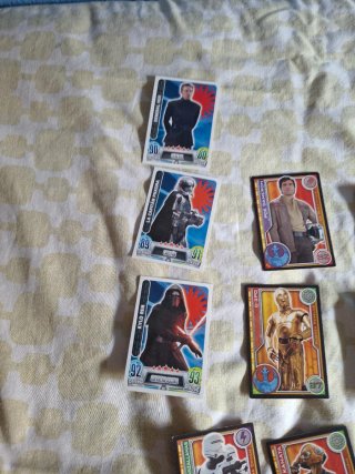 Lote cromos Star Wars