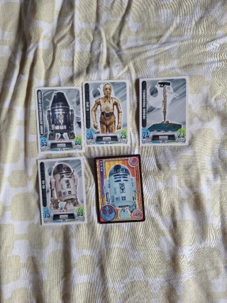Lote cromos Star Wars