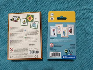 Lote 2 juegos de mesa: What's Up Junior y 10 Famil