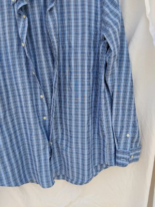 Camisa de cuadros azul KANGURU hombre