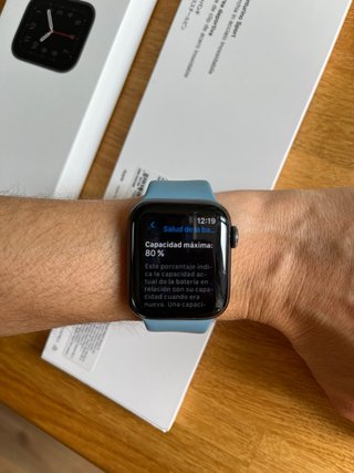 Apple Watch SE GPS 1ª Gen Space Gray/correa azul