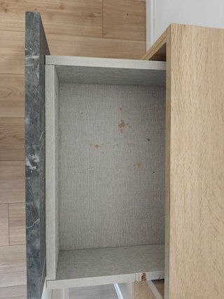 Conjunto recibidor espejo con cajones de madera