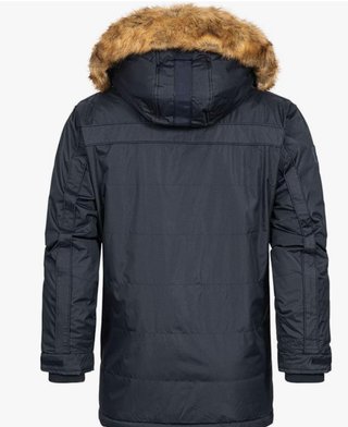 Chaqueta larga NORWAY azul/negra
