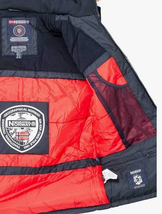 Chaqueta larga NORWAY azul/negra