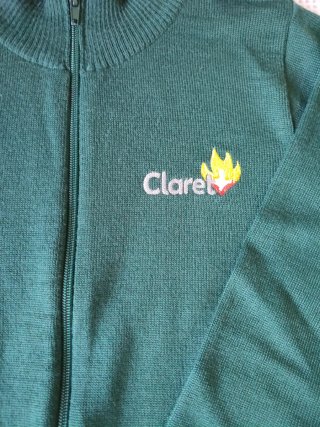 Chaqueta Uniforme Colegio Claret Verde
