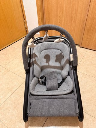 Hamaca para bebé Bobify gris