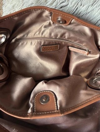 Bolso Geox Marrón Satinado