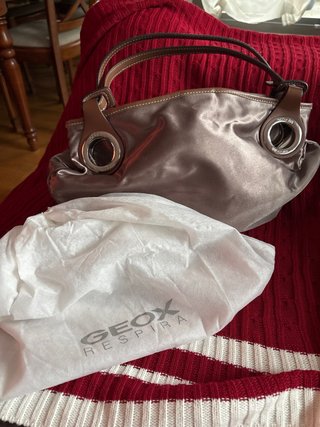 Bolso Geox Marrón Satinado