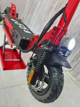 Patinete Eléctrico BOOP ECOXTREM Rojo verde negro