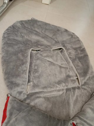 Saco para carrito gris y rojo estrellas