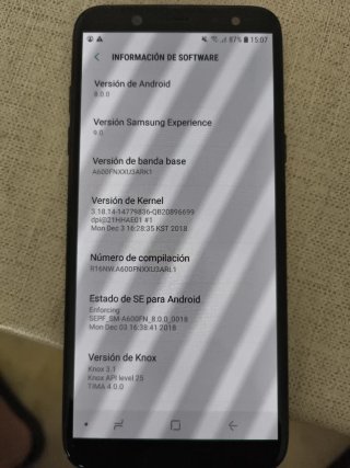 Samsung Galaxy A6 Negro