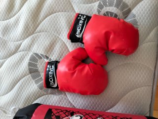 Set Boxeo Infantil Guantes y Saco