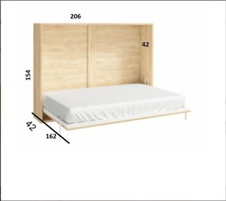 CAMA ABATIBLE DE MATRIMONIO LACADA XPL