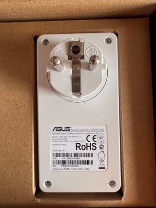Reemisor amplificador Wifi, PLC ASUS PL-E52P DUO