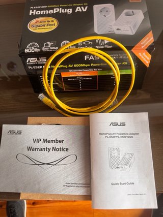 Reemisor amplificador Wifi, PLC ASUS PL-E52P DUO