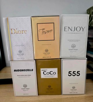 Lote 6 profumi donna Sunset World