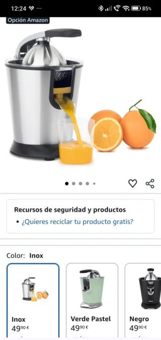 Exprimidor eléctrico profesional