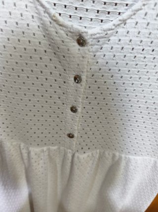 Vestido blanco talla L