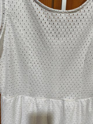 Vestido blanco talla L