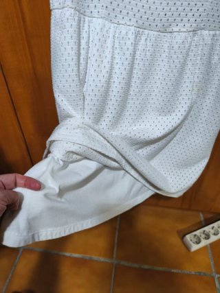 Vestido blanco talla L