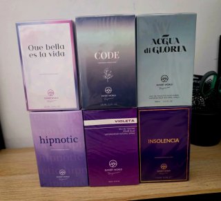 Lote 6 profumi donna Sunset World