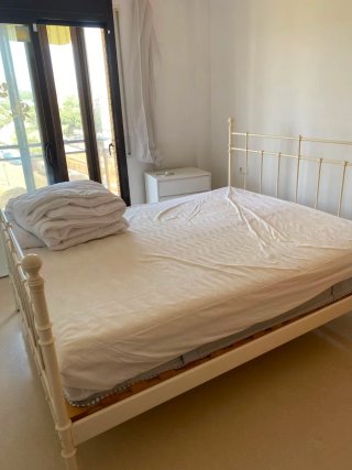 Estructura cama hierro + 2 colchones