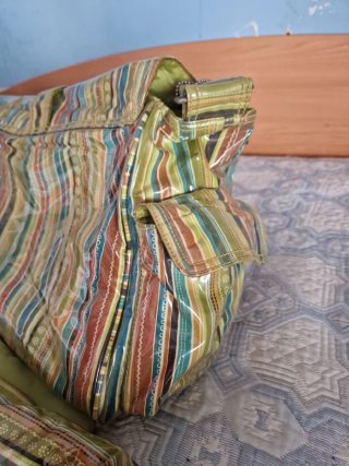 Bolso cambiador Kalencom rayas