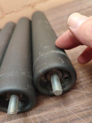4 Patas Cama Metálicas Rosca Universal 30 cm
