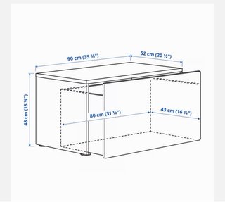 Banco Almacenaje IKEA SMÅSTAD
