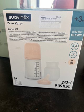 Biberón Suavinex Zero Zero 270ml +3m