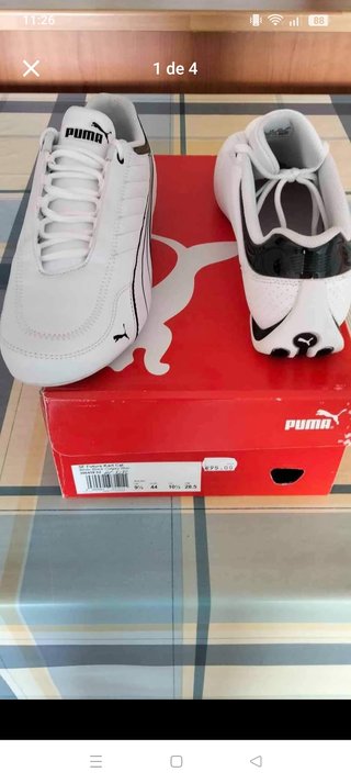 Zapatillas Puma Ferrari Blancas Originales