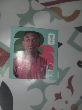 Pegatina Rafael Leao error panini
