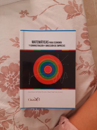 Matemáticas para economía y administración y di...