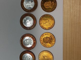 Lote monedas prueba Italia y Vaticano
