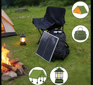 2 Paneles Solares con Pinzas Cocodrilo