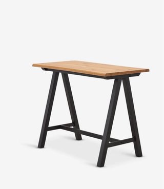 Mesa alta Sandby madera y metal + 2 Tamburetes