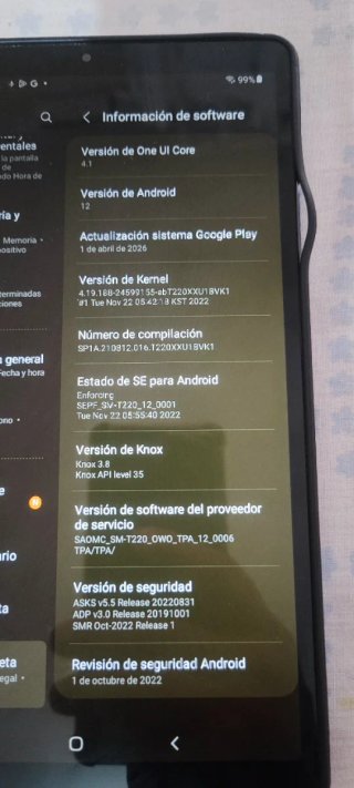 Samsung Galaxy Tab A7 Lite 8.7 Negra