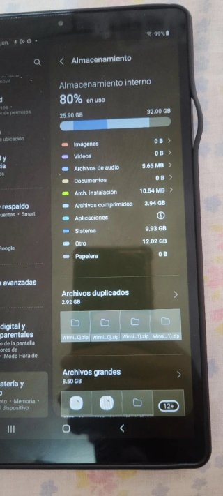 Samsung Galaxy Tab A7 Lite 8.7 Negra