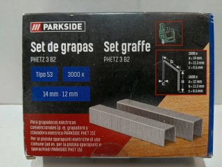 Grapas PARKSIDE Tipo 53 (12.000 uds)